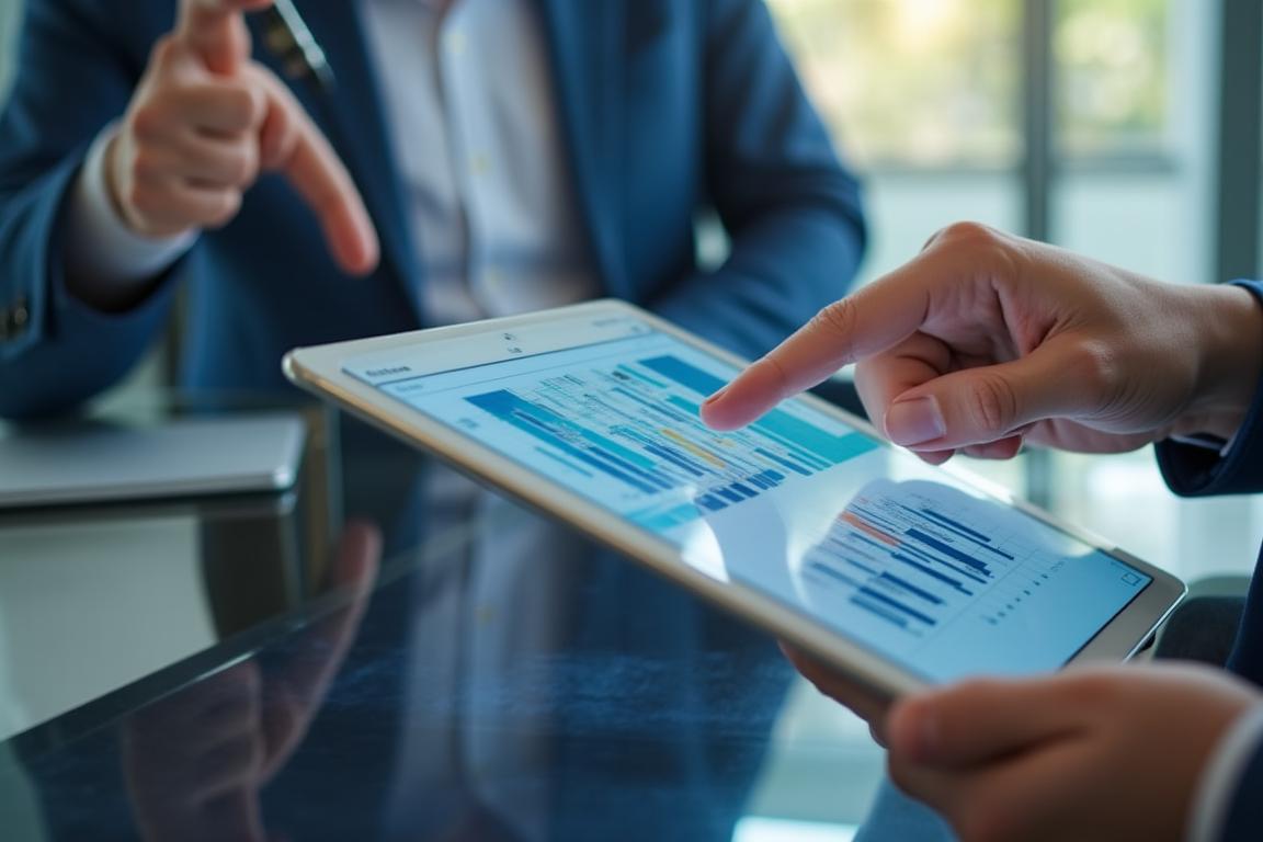 Professionisti HR che analizzano report di performance